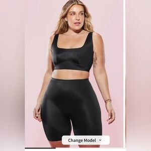 Yitty Headliner Shaping High Waist Short and bra set. Both large.